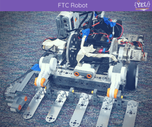 FTC Robot ready for action. Fully loaded.